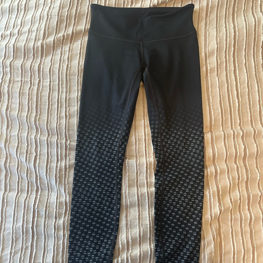 Lululemon Black Patterned Leggings